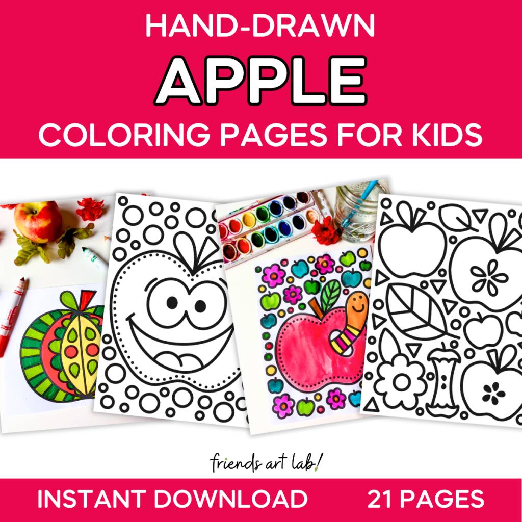 Coloring Pages - Friends Art Lab