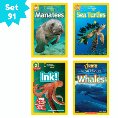 Set 91 - ๐ณ Nat Geo: Under the Sea! (4 Books)