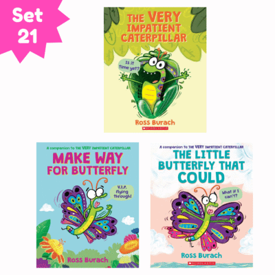 Set 21 - Butterflies & Caterpillars (3 Books)
