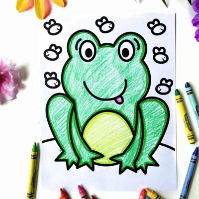 Hand-Drawn Spring Coloring Pages for Kids - Friends Art Lab