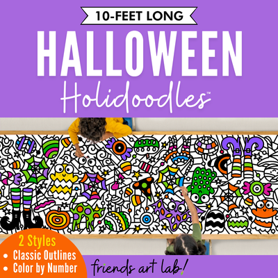 Halloween Holidoodles Giant Coloring Poster